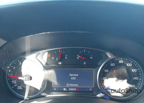 2022 Chevrolet Equinox Awd Lt из США, поврежденный, VIN 3GNAXUEV2NS210912